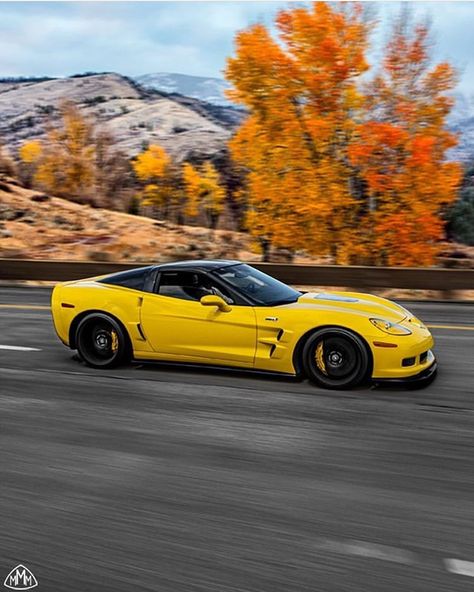 Corvette Society on Instagram: “Yellow C6 ZR1 for #sideshotsaturday 🤤🔥 • • • • • •…” C6 Zr1, Yellow Corvette, Corvette C6 Z06, C6 Corvette, Corvette C5, Corvette C6, Corvette Zr1, Car Aesthetic, Street Racing