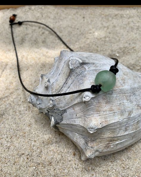 Mens Jewelry — Miscellanee Surfer Necklace Mens, Male Jewellery, Beachy Necklace, Mens Leather Necklace, Boys Necklace, Necklace Mens, Surfer Necklace, Recycled Glass Bead, Beach Necklaces