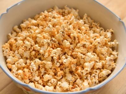 Spicy Sriracha Popcorn Recipe | Ree Drummond | Food Network Spicy Popcorn Recipes, Sriracha Popcorn, Spicy Popcorn, Ree Drummond Recipes, Bbq Spice, Popcorn Recipe, Popcorn Recipes, Ree Drummond, Dark Lord