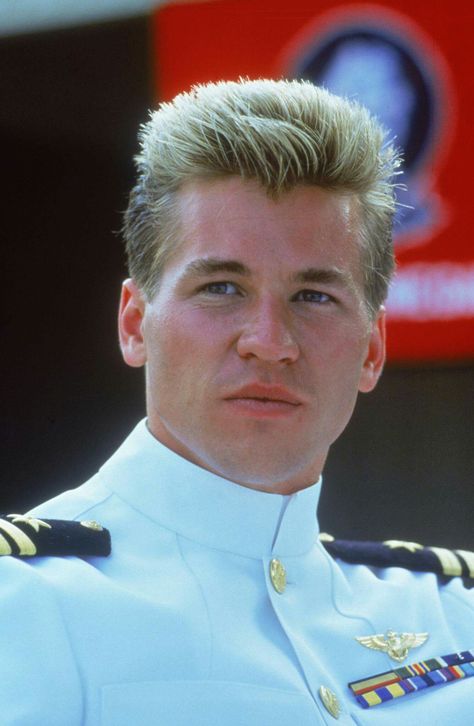 Iceman Val Kilmer Jim Morrison, Man In Uniform, Flat Top Haircut, Doc Holliday, Val Kilmer, It Movie Cast, Jim Morrison, Movie Photo, Tom Cruise