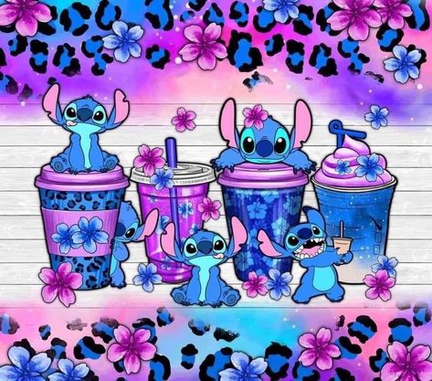 Stitch Sublimation, Stitch Coffee, Stitch Png, Lilo And Stitch Quotes, Sublimation Ideas Projects Inspiration, Fb Cover Photos, Disney Collage, Stitch And Angel, Cute Stitch