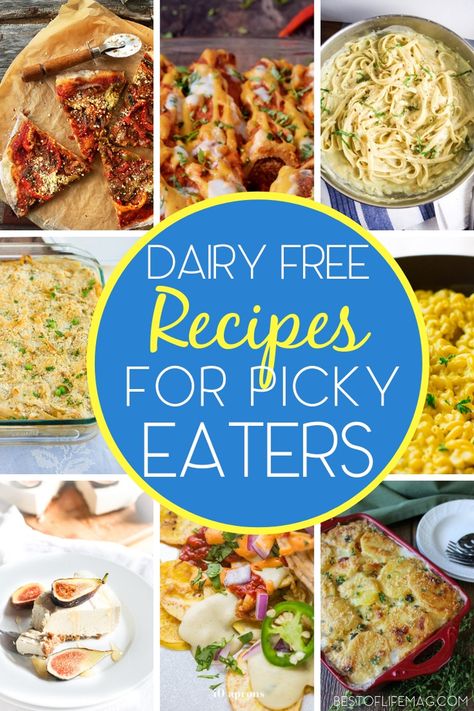 Non Dairy Dinner, Going Dairy Free, Dairy Free Recipes For Kids, Recipes For Picky Eaters, Dairy Free Lunch, Dairy Free Recipe, Df Recipes, Dairy Free Cooking, Dairy Free Recipes Dinner