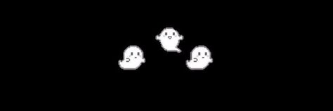 black and white ghost discord banner / twt header Ghost Discord Banner, Dark Headers Aesthetic, Black Banner Discord, Pretty Phone Backgrounds, Banners For Discord, Dark Kawaii, Halloween Wallpaper Cute, Cute Twitter Headers, Banner Discord