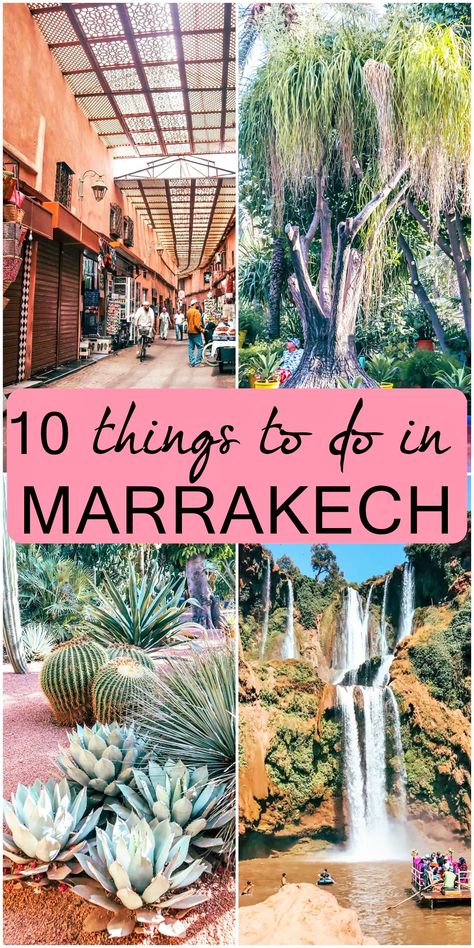 Things To Do In Marrakech, Africa Itinerary, Morocco Itinerary, Travel Morocco, Africa Travel Guide, Visit Marrakech, Marrakech Travel, Travel Africa, Visit Morocco