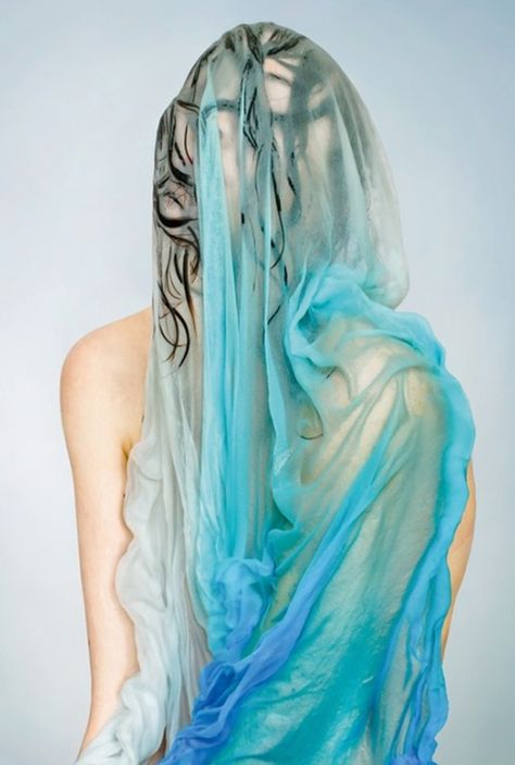 LIQUID LAYER — Patternity Wet Look, Editorial Photography, Color Inspiration, Art Direction, Editorial Fashion, Photography Inspiration, Veil, Fashion Photography, A Woman