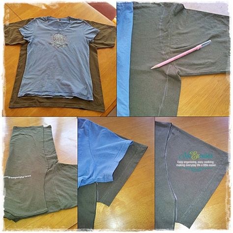 A Big T-Shirt problem? A sewing project to make smaller! – No Excuses! Shirt Alterations, Sewing Tshirt, Shirt Makeover, Big T Shirt, Hand Sewing Projects, Upcycle Clothes Diy, Sewing Alterations, Funky Dresses, Big Tshirt