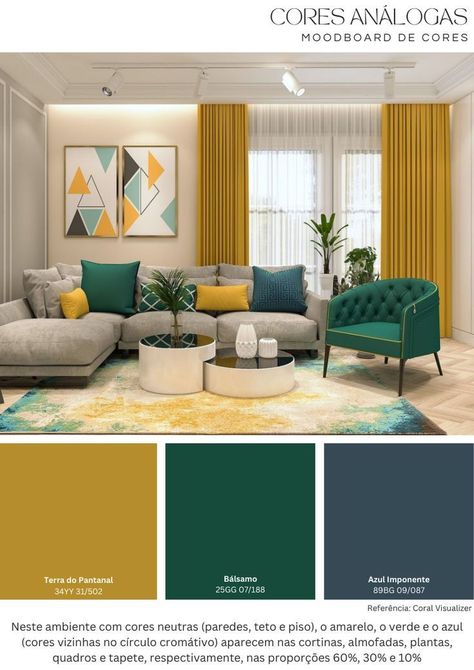 Green Living Room Decor, Living Room Decor Colors, Apartment Living Room Design, Yellow Living Room, Living Room Design Inspiration, Living Room Sofa Design, Living Room Green, Decor Home Living Room, Living Room Decor Apartment