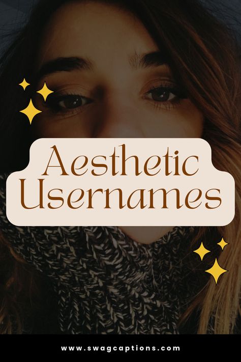 Searching for the perfect aesthetic username that's equal parts stylish and fresh? This collection has you covered with trendy, one-of-a-kind options that haven't already been scooped up a million times over. Maybe you're drawn to modern, minimalist handles that give off artsy, urbane vibes. Or maybe nature-inspired gems with floral, celestial, or seaside themes are more your aesthetic. You'll find aesthetic username ideas that allow you to craft an online presence that feels truly you. Aesthetic Username Ideas, Cute Usernames For Instagram, Usernames For Instagram, Aesthetic Usernames, Find Aesthetic, Ideas For Instagram, Best Aesthetic, Instagram Username Ideas, Username Ideas