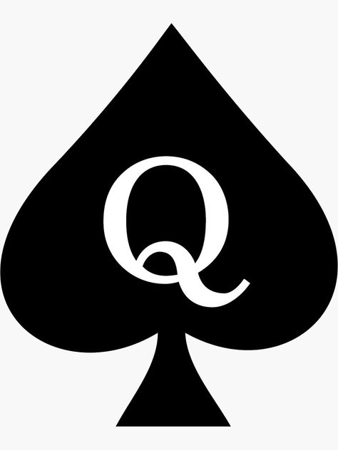 Queen Of Spades Card Design, Qos Tattoo Png, Queen Of Spades Card Tattoo, Spades Tattoo, Spade Tattoo, Black Spades, C Note, Ancient History Facts, Art Advertising