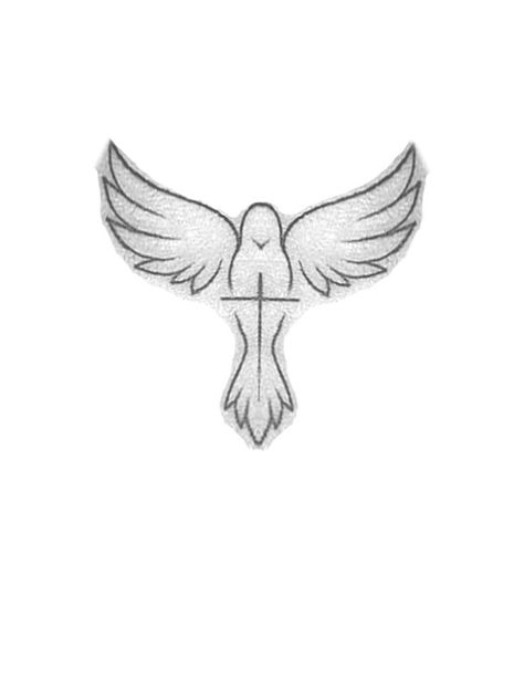 Small Lamb Tattoo For Women, God Tattoos Men, Christian Chest Tattoo, Simple Religious Tattoos, Simple Jesus Tattoos, Dove And Cross Tattoo, Small Religious Tattoos, Small Jesus Tattoo, Christian Tattoo Ideas For Men