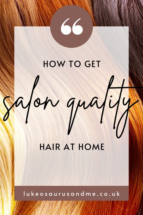 How to get salon quality hair at home. Salon quality hair tips and tricks to ensure you have healthy, shiny hair at home. How To Get Salon Hair At Home, At Home Salon, Hair Tips And Tricks, Healthy Shiny Hair, Salon Hair, Home Salon, Budgeting Finances, Just Leave, Childrens Crafts