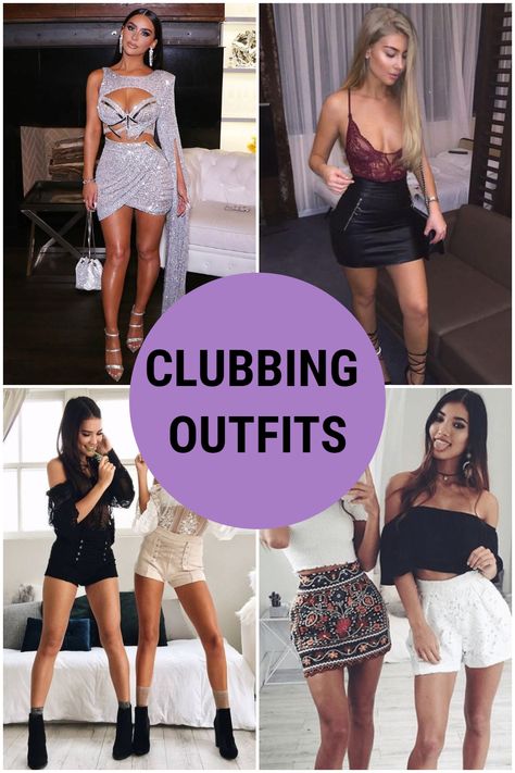 CLUBBING OUTFITS Club Outfits For Women 2023, California Club Outfits, Skirt Outfits Club Night, Casual Night Club Outfits, Dancing Club Outfit, Clubwear Outfits Nightclub, Dj Club Outfit, Clubbing Outfits Pants, Petite Club Outfits