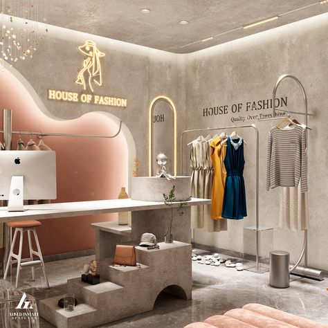 Clothes Showroom, Fashion Store Design, Retail Store Interior Design, Store Design Boutique, Retail Interior Design, Retail Store Interior, Store Layout, Boutique Interior Design, Retail Store Design