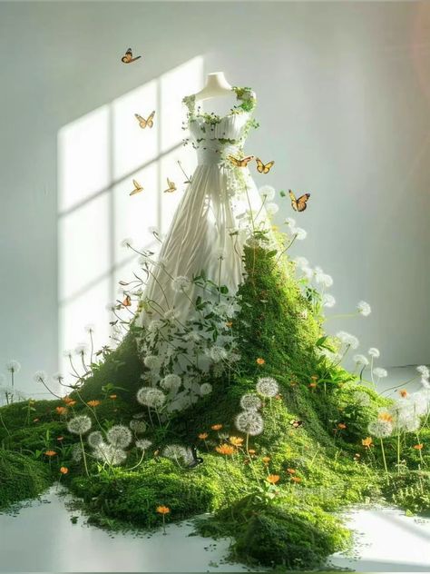 Ethereal Aesthetic, Fairy Clothes, Fairy Fashion, Flower Fairy, Fairy Dress, Window Design, Dress Jewelry, Art Drawings Sketches Simple, Flower Arrangements