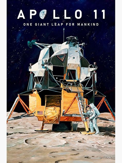 "Apollo 11 - One giant Leap for Mankind" Poster for Sale by arthook | Redbubble Nasa Art, Space Travel Posters, Phonograph Record, Apollo Space Program, Nasa Poster, 16x20 Poster, Nasa Apollo, Apollo Missions, Space Race