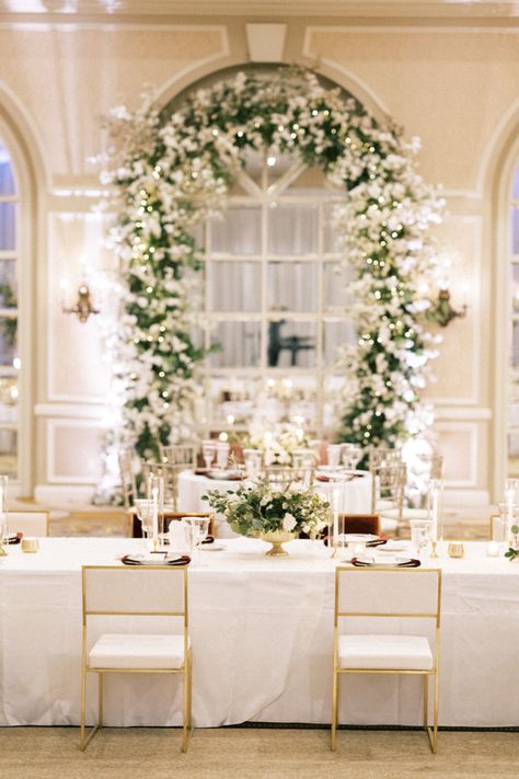 The Adolphus Dallas Wedding, Southern Charm Decor, Floral Archway, Floral Arch, Dallas Wedding, Modern Floral, Hotel Wedding, Mountain Wedding, Wedding Arch