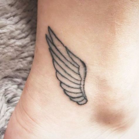 Angel Wing On Ankle, Ankle Angel Tattoo, Hermes Ankle Tattoo, Wing On Ankle Tattoo, Wings On Ankle Tattoo, Wing Tattoo Ankle, Ankle Wing Tattoo, Angel Wing Ankle Tattoo, Hermes Tattoo