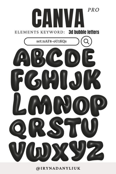 Black 3d Bubble Alphabet Letters Font fonts #font #fonts 2.664 my type #mytype scrapbook letters #scrapbookletters hand lettering alphabet fonts #handletteringalphabetfonts letter h #letterh letter art design #letterartdesign magic circle #magiccircle Bubble Alphabet Letters, Canva Letters, 3d Tipografi, Font Canva Lettering, Bubble Alphabet, Font Love, Alfabet Font, Bubble Letter Fonts, Design Alphabet