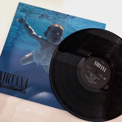 Nirvana Vinyl Records, Nirvana Blue Aesthetic, Nirvana Record, Nirvana Vinyl, Nevermind Nirvana, Nirvana Aesthetic, Vinyl Wishlist, Nirvana Nevermind, Shikamaru Nara