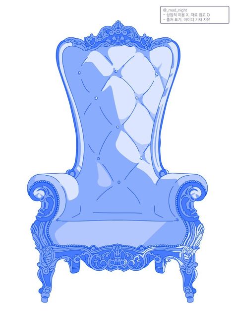 Throne Room Drawing, Chair Drawing, Room Drawing, Furniture Sketch, Throne Chair, Throne Room, Anime Base, Art Base, Original Artists