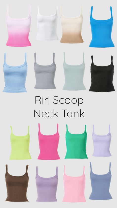 Riri scoop neck tank #riritanktop #supre #clothing #clothinginspo #ririscoopnecktank Riri Tank, Clothing Swap, Tank Outfit, Tank Top Outfits, Bracelets Handmade Beaded, Cute Everyday Outfits, Your Aesthetic, Summer Wardrobe, Everyday Outfits