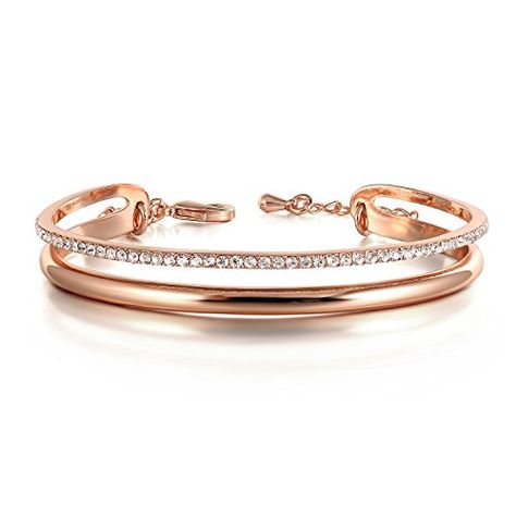 Rose Gold Bracelet For Women, Braclets Gold, Modern Bangle, Diamond Bracelet Design, Gold Bangle Set, Modern Gold Jewelry, Cuff Bracelets Handmade, Rose Gold Bangle, The Bangles