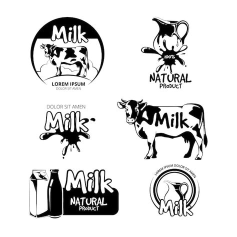 Milka Cow, Beverage Illustration, Milk Logo, Milk Store, Farm Logo Design, Milk Art, Milk Delivery, Cow Logo, Dragon Ball Z Iphone Wallpaper