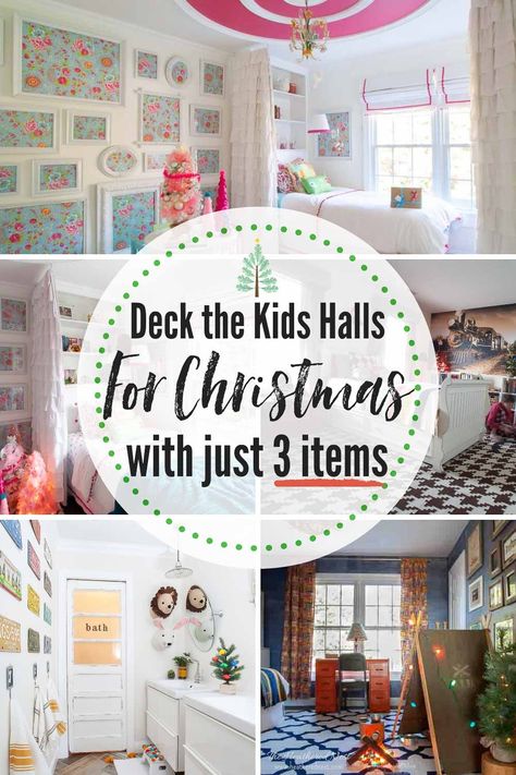 Kids Room Christmas Decor Ideas, Decorating Kids Room For Christmas, Kids Room Christmas Decorations, Kids Room Christmas, Christmas Decor For Kids Room, Kids Playroom Christmas Decor, Decorate Kids Room For Christmas, Kids Bedroom Christmas Decor, Kids Bedroom Christmas Tree