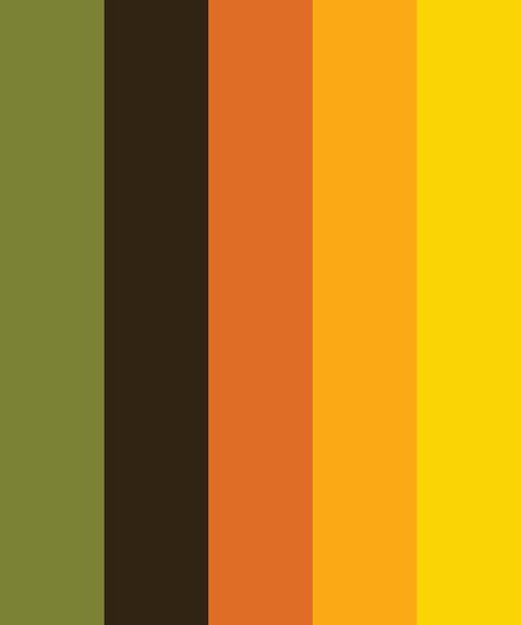 Sunflower Color Palette Sunflower Color Palette, Surprise Images, Hexadecimal Color, Green Name, Brown Color Schemes, Sunflower Colors, Yellow Violet, Colors Palette, Green Colour Palette