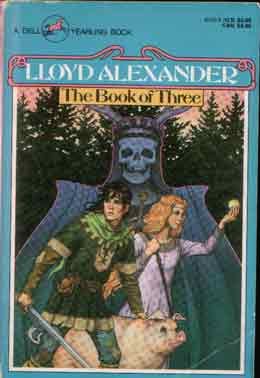 The Book of Three By Lloyd Alexander- the first in an excellent series Chronicles Of Prydain, Lloyd Alexander, Ya Fantasy Books, Favorite Childhood Books, Fantasy Book Covers, The Black Cauldron, Art Of Manliness, Ya Fantasy, Childhood Books