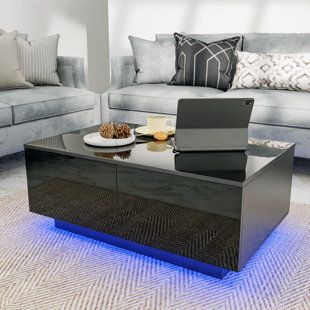 Electric Apartment, Led Coffee Table, Block Coffee Table, Lift Coffee Table, Contemporary Living Room Furniture, Assembly Table, Modern Addition, Sofa End Tables, Living Room End Tables