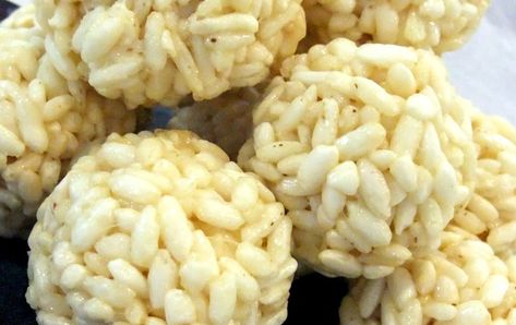 Puffed Rice Cereal, Like Rice, Cereal Mix, Popcorn Balls, Easy Dessert Recipes, Recipes With Few Ingredients, Puffed Rice, Rice Cereal, Popcorn Recipes