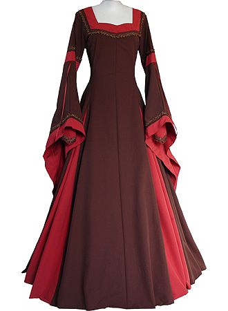 dornbluth.co.uk - medieval dresses Gaun Abad Pertengahan, Victorian Wedding Dress, Medieval Gown, Medieval Clothes, Viking Costume, Fest Outfits, Medieval Dress, Medieval Clothing, Medieval Fashion