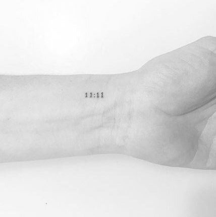 11:11 Tattoo Ideas, Tattoo Numbers, 11 11 Tattoo, Seeing Repeating Numbers, 27 Tattoo, Henne Tattoo, Repeating Numbers, Car Number Plates, Number Tattoos