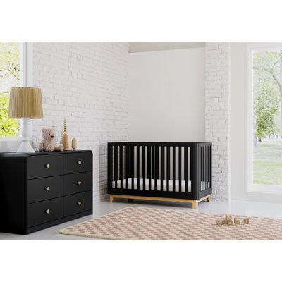 Introducing the Storkcraft Santos 3-in-1 Convertible Crib and Storkcraft Santos 6 Drawer Double Dresser Nursery Set. The Santos crib is designed to fit any standard full-size crib mattress (sold separately - we recommend any Graco crib mattress), is crafted from pine wood and engineered wood, and its applied finish has been tested to meet or exceed the applicable ASTM and CPSIA safety standards. The Santos crib is JPMA Certified, meaning it has been expert tested by independent laboratories to m Dresser Nursery, Wood Crib, Changing Table Topper, Nursery Furniture Collections, Baby Changing Table, Changing Table Pad, Baby Changing Tables, Baby Gates, Kids Dressers