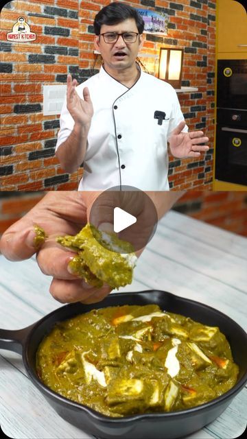 Palak Recipes Indian, Palak Paneer Recipe, Lunch Homemade, Paneer Recipe, Indian Cooking Recipes, Vegetarian Snacks Recipes, Homemade Cooking, Paneer Recipes, Vegetarian Snacks