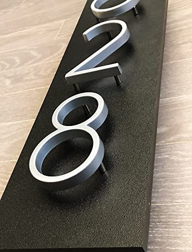 House numbers | vertical and horizontal address sign | Metal numbers | address sign | vertical house number | gift for new home | address plaque | durable address plaque sign : Amazon.ca: Handmade Products House Number Ideas Outdoor, Vertical House, Modern House Numbers Sign, Metal Numbers, Mailbox Numbers, Number Gifts, Metal House Numbers, Gift For New Home, Modern House Number