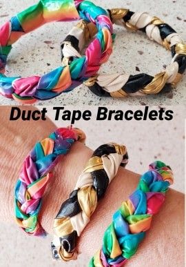 Duct Tape Art Projects, Duct Tape Keychain Diy, Diy Duct Tape Crafts, Easy Duct Tape Crafts, Duct Tape Craft, Duct Tape Crafts For Kids, Duct Tape Bookmarks, Duct Tape Jewelry, Duct Tape Art