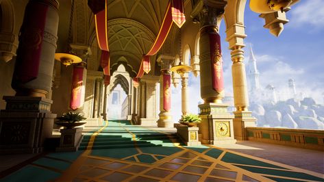 ArtStation - Palace in the clouds Desert Palace Fantasy Art, Indian Palace Concept Art, Egyptian Palace Concept Art, Fantasy Palace Interior Concept Art, Fantasy Palace Concept Art, African Palace Fantasy Art, Arabian Palace Fantasy Art, Fantasy Temple Concept Art, Theater Concept Art