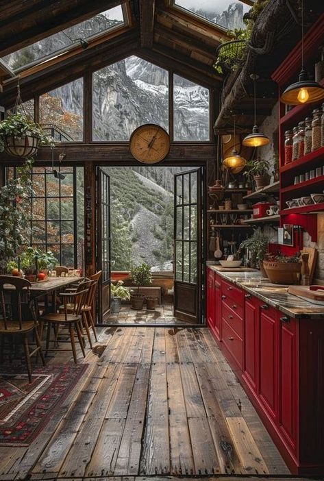 Casa Vintage, Fantasy House, House Goals, Off Grid, Dream House Decor, Rustic Kitchen, House Inspo, Dream Home Design, House Inspiration