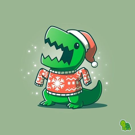 Vs Christmas, Cute T Rex, Christmas Sweater Funny, Day Of The Shirt, Cute Christmas Sweater, Dinosaur Wallpaper, Baby Art Projects, Dinosaur Funny, Sharpie Art