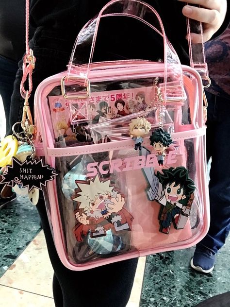 Anime Style Clothes, Cute Accessories Kawaii, School Bag Aesthetic, Anime Purse, Ita Bag Ideas, Japan Bag, Concert Bags, Accessories Kawaii, Ita Bags