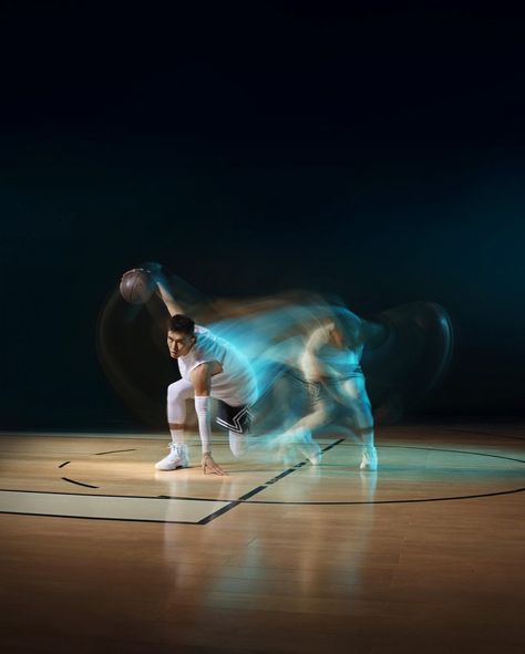 Sport Profile, Long Exposure Portrait, Interactive Floor, Window Reflection, Football Photography, Motion Photography, Concept Photography, Reflection Photography, Basketball Photography