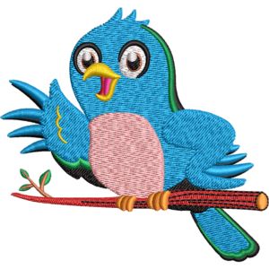 Blue Sparrow, Bee Embroidery Design, Free Embroidery Patterns Machine, Free Machine Embroidery Designs Patterns, Dog Embroidery Designs, Birds Embroidery Designs, Bee Embroidery, Cartoon Embroidery, Bird Embroidery