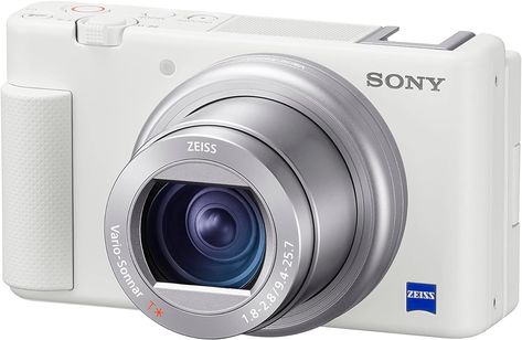 Sony ZV-1 Digital Camera for Content Creators, Vlogging and YouTube with Flip Screen, Built-in Microphone, 4K HDR Video, Touchscreen Display, Live Video Streaming, Webcam, Compact Camera Sony, 4k Camera, Gift Inspo, Still Photography, Sony Camera, Compact Camera, Touch Screen Display, Hd Camera, Soft Skin