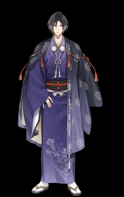 Minamoto No Yoshitsune, Japanese Kimono Male, Men's Yukata, Kimono Traditional, Japanese Traditional Clothing, Manga Clothes, Anime Kimono, Male Kimono, Kimono Outfit