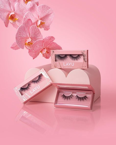 FALSE EYELASHES AUSTRALIA on Instagram: “We can’t get over how beautiful our new packaging looks! 😭💕 Do you guys love it as much as we do?! Shop LAVU 🛒⚡️…” Lashes Product Photography, Lash Campaign, Lash Product Photography, Eyelash Photography, Pink Lash Post Instagram, Lash Content Pink, Lash Photography, Lash Box Design Ideas, Nail Packaging