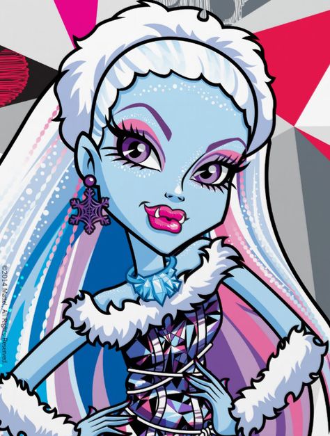 High Aesthetic Wallpaper, Abbey Bominable Icon, Monster High Aesthetic Wallpaper, Abbey Bominable Aesthetic, Aesthetic Wallpaper Pfp, Monster High Printables, Best Tv Characters, Abby Bominable, Monster High Abbey Bominable