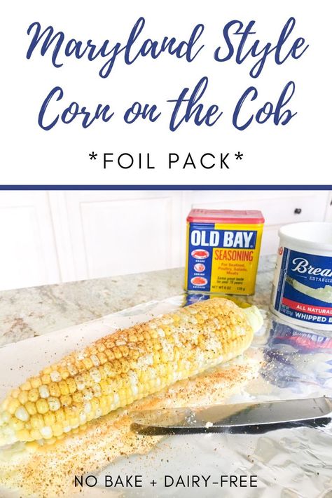 Baked Corn, Seafood Seasoning, Corn On The Cob, Old Bay, Grilled Corn, Healthy Side Dishes, New Flavour, Side Dishes Easy, Oven Baked