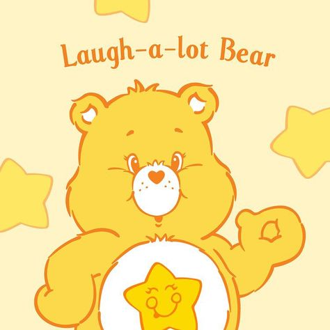 Yellow Care Bear, Rugrats Cartoon, Care Bears Vintage, Planner Themes, Funshine Bear, Bujo Doodles, Care Bears Cousins, Bear Costume, 80s Cartoon